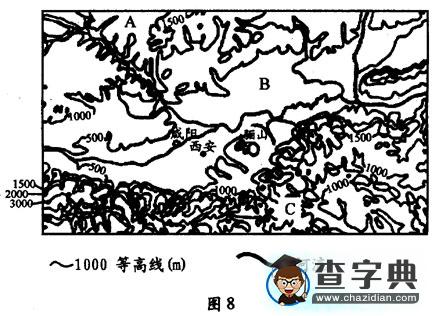 高考文科綜合試題（地理部分）及答案7