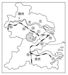《“魚米之鄉(xiāng)”──長江三角洲地區(qū)》地理同步測試2