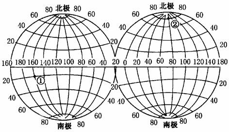 《第二節(jié) 地球的運(yùn)動(dòng)》地理練習(xí)7