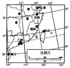 中考地理試題分類匯編——7年上冊第一章地球和地圖（二）4