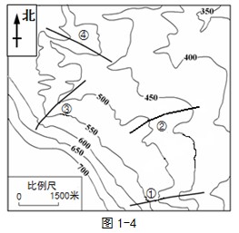 地圖及地形圖達(dá)標(biāo)檢測(cè)5
