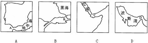 《中東》地理同步測試1