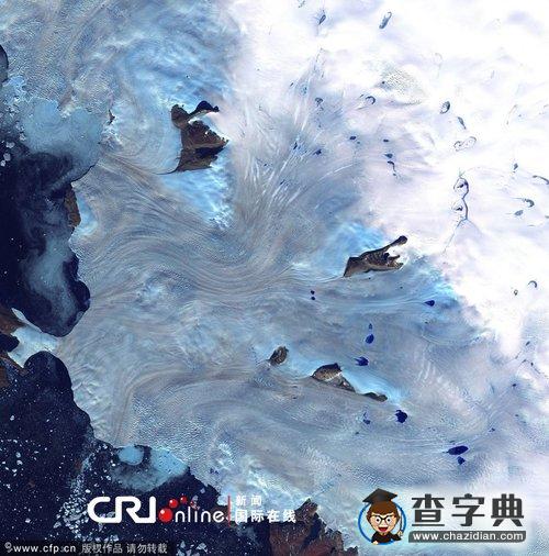 地球冰川姿態(tài)各異 宛如畫1