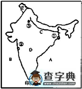 初三地理月考題及答案1