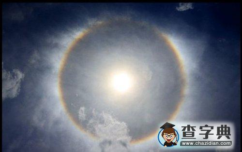 海灘出現(xiàn)罕見“太陽狗”1
