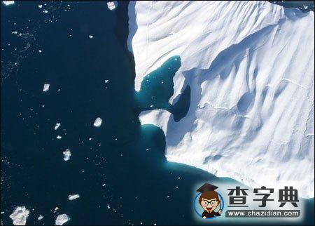 格陵蘭島冰蓋融度加快1