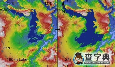 埃及撒哈拉沙漠下發(fā)現(xiàn)遠古湖泊1