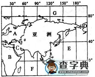 初中地理讀圖訓(xùn)練題1