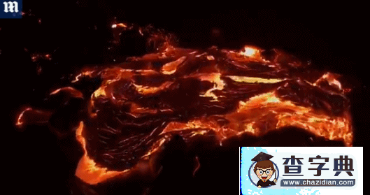延時攝影展現(xiàn)夏威夷火山巖漿噴發(fā)盛況:似褶皺大象皮膚4