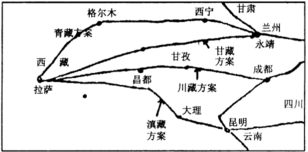 中考地理輔導：中國的鐵路和公路--典型例題1