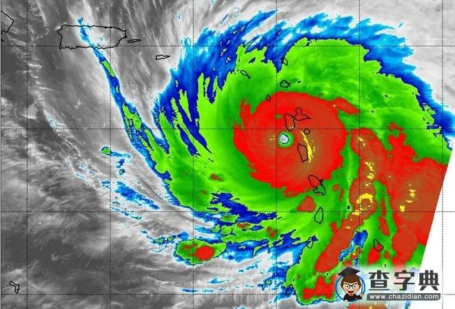從太空角度觀看颶風(fēng)“瑪里亞”：地平線上延伸似厚厚積雪11