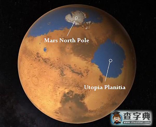 火星水資源豐富易開采:地下冰深度僅一米3