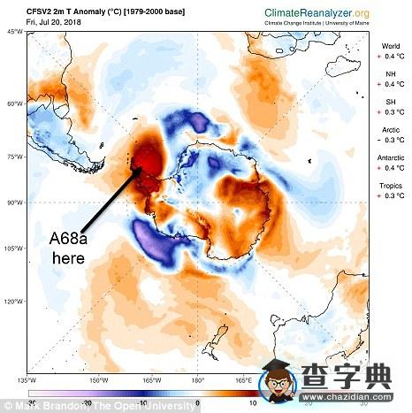 NASA在南極發(fā)現(xiàn)奇特方形冰山：邊緣齊整宛如人工切割5