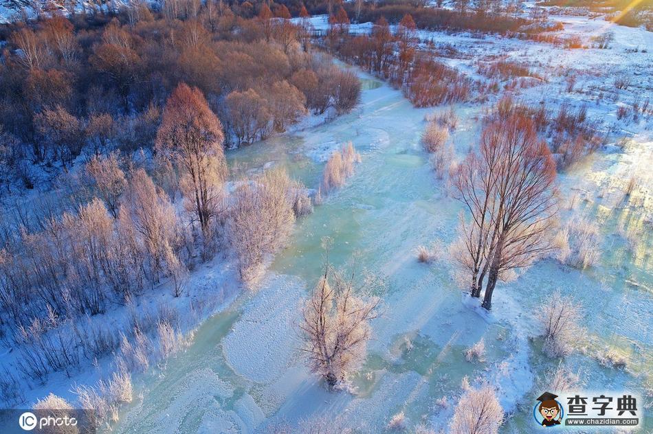 大興安嶺雪域冰河樹林朝陽晨光美得讓人心動(dòng)4