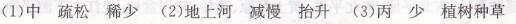 人教版八年級上冊地理第二章第三節(jié)河流（二）長江作業(yè)本答案2
