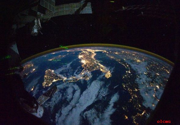 太空俯瞰地球美景(圖片提供：ISS, NASA)