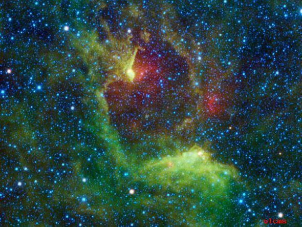 璀璨星空(圖片提供：NASA, JPL-Caltech, WISE Team)