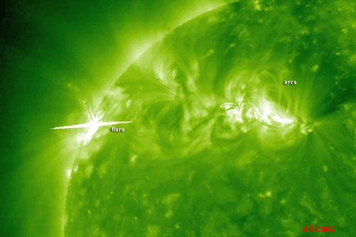 NASA日地天文臺捕捉太陽風(fēng)暴壯觀場面(圖)