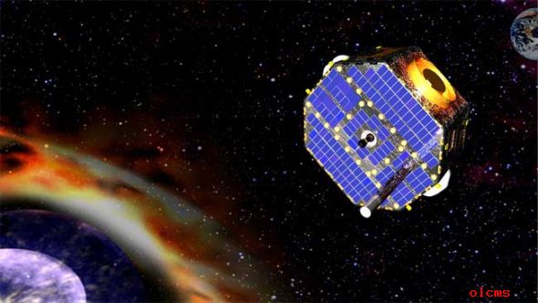 美觀測到太陽風與地球磁場猛烈相撞場面(圖)