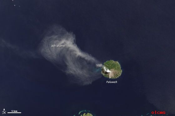 印度尼西亞火山爆發(fā)