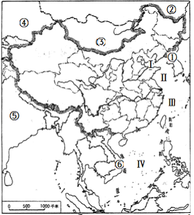 2014～2015學(xué)年度第一學(xué)期八年級地理期中考試試題