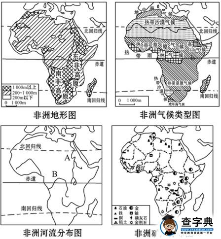 洲地形圖的分析