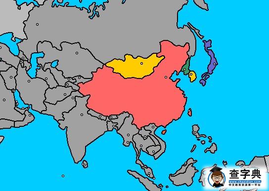 東亞位于亞洲東部
