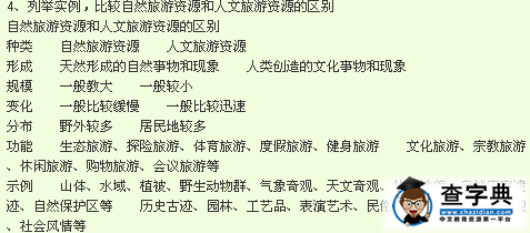 高二地理選修3知識點(diǎn)總結(jié)：旅游資源