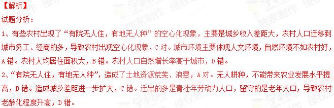 高中地理期末復(fù)習(xí)易錯知識專題復(fù)習(xí):人口