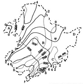 2017屆長春市田家炳中學高三質量監(jiān)測地理試題